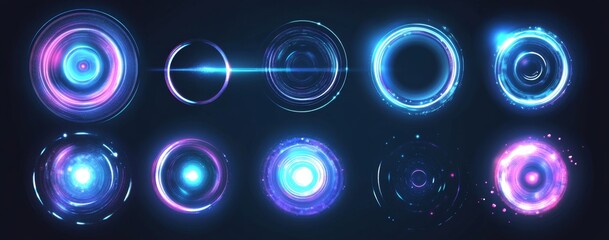 Glowing Circular Effects (2)