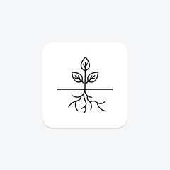 Rooted Growth, vector, pixel perfect, illustrator file
