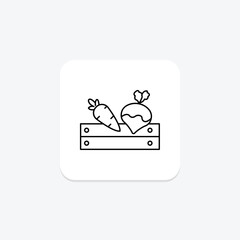 Vegetable Bed, vector, pixel perfect, illustrator file
