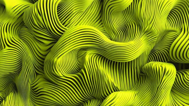 Abstract lime green pattern