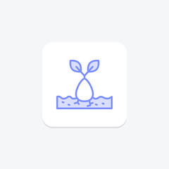 Seed Drop Moment, vector, pixel perfect, illustrator file