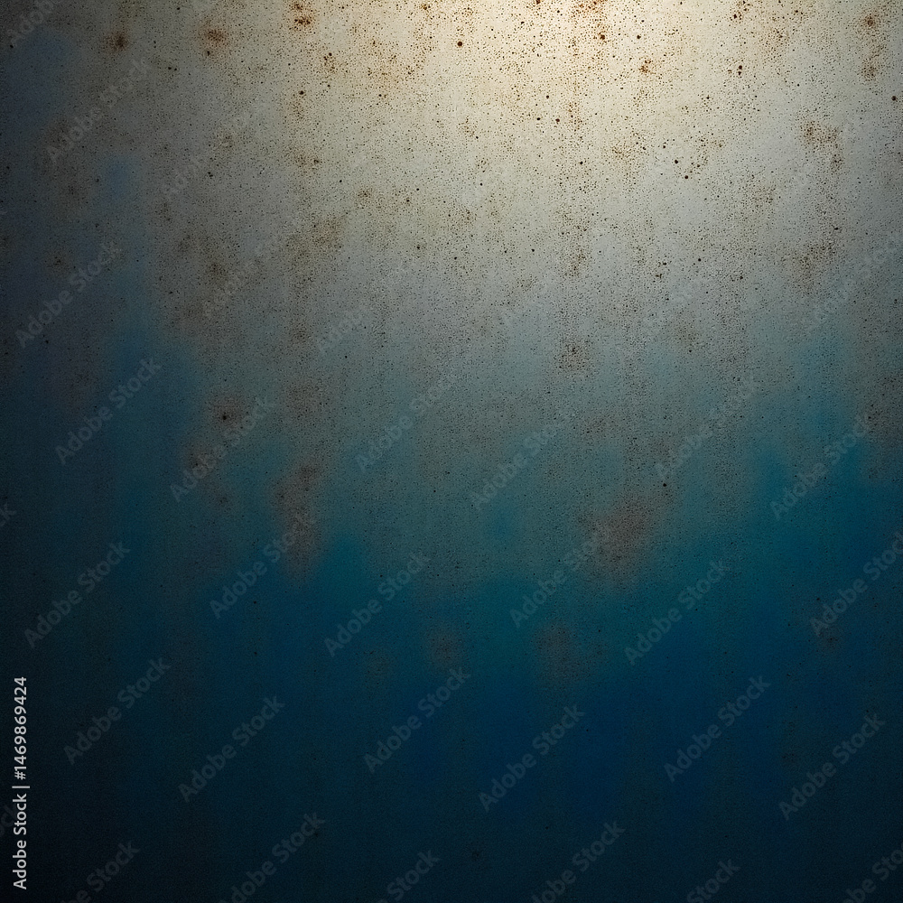 Poster textured metal abstraction: a close-up shot reveals a weathered metal surface with layers of colors,