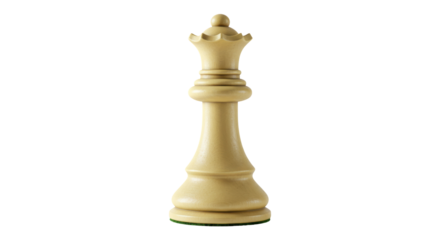 Isolated Queen Chess Piece