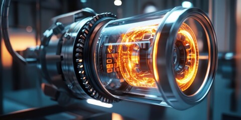 An innovative gadget that converts kinetic energy into power, futuristic and practical