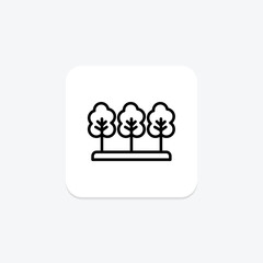 Nature Rows, vector, pixel perfect, illustrator file