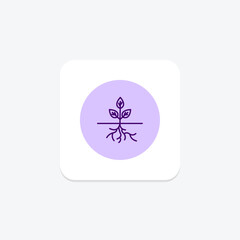 Rooted Growth, vector, pixel perfect, illustrator file