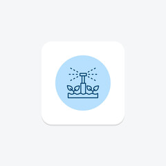 Fototapeta premium Irrigation Flow, vector, pixel perfect, illustrator file