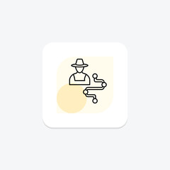 Farmer’s Journey, vector, pixel perfect, illustrator file
