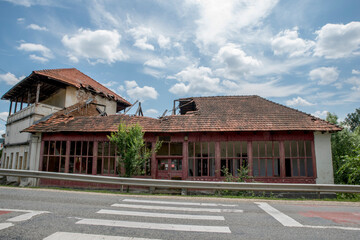 house in the village