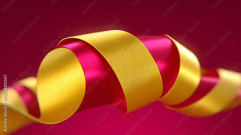 Aufkleber dynamic background of abstract wavy lines