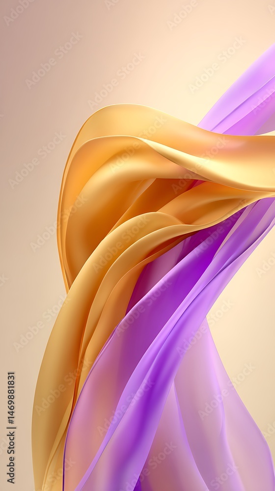 Poster high-end minimalist abstract wallpaper, ultra hd with smooth, clean lines and subtle geometric patte