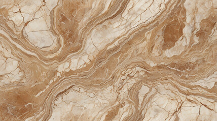 Obraz premium The natural and timeless pattern of marble. A blend of warm browns and cool whites in an interesting pattern of cracks and veins.
