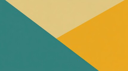 Geometric color blocks in orange, yellow, and dark blue with high contrast, minimalist design for backgrounds and promotions.