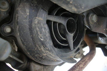 Dirty and Dusty Mio Soul Carburetor Fan Cover