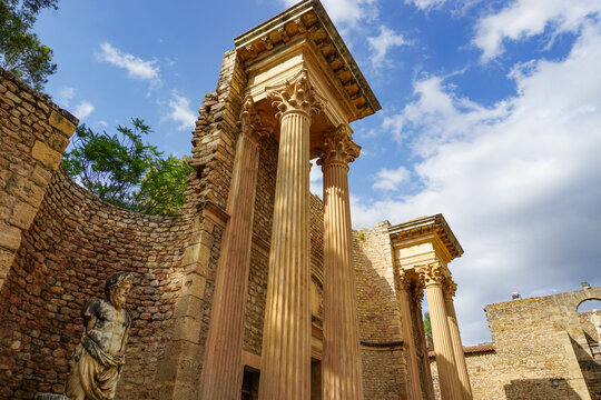Roman theatre, guelma, algeria