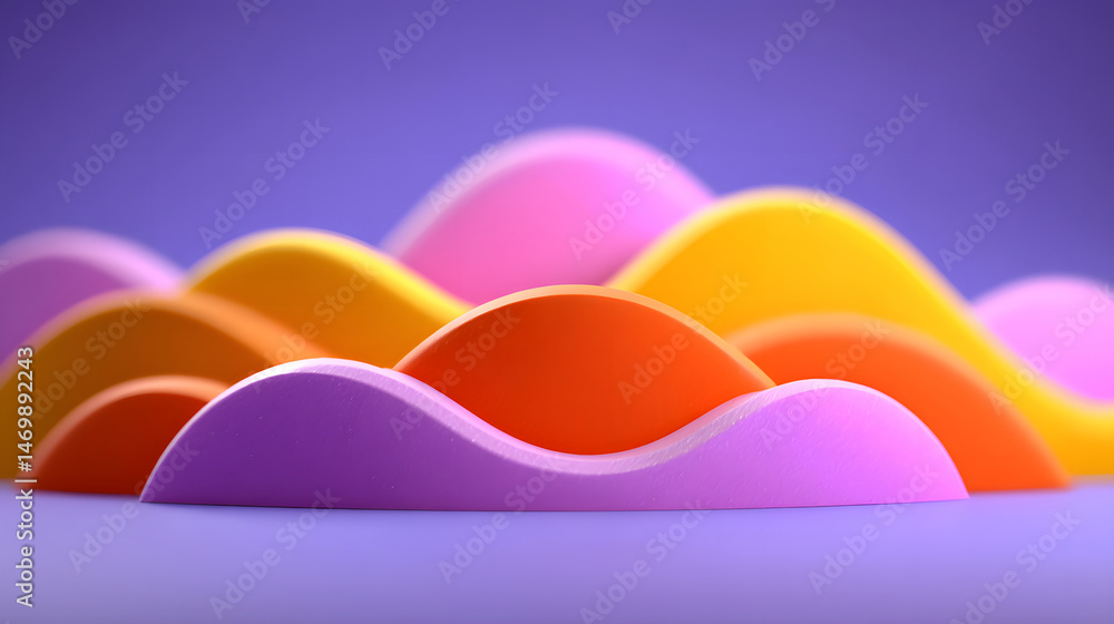 Poster dynamic fluid color gradient background, abstract kv main visual business ppt background