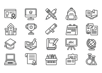 Back to School Icon Collection