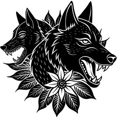 wolf head icon
