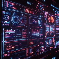 Obraz premium Global network connection with Metaverse digital world smart futuristic interface technology background