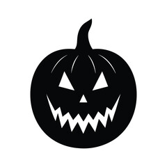 Jack O Lantern Halloween Vector Silhouette