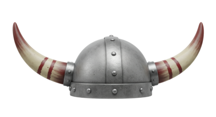 Isolated Viking Helmet