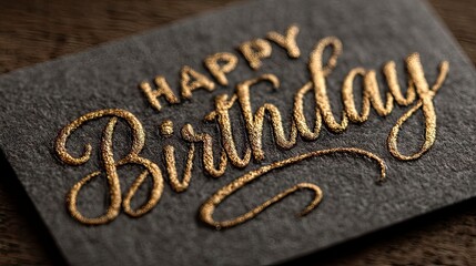 Happy birthday greeting card