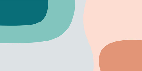 Modern colorful abstract background with dynamic wavy shapes, Minimal flowing wavy background, vector, illustration