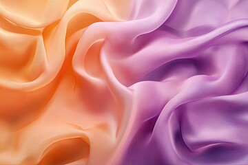 Obraz premium A dreamy wash of muted orange and cool lavender balanced and serene