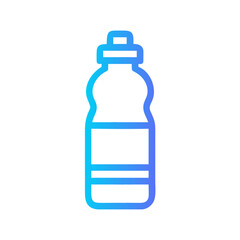 Water Bottle Drink Beverage Icon Design