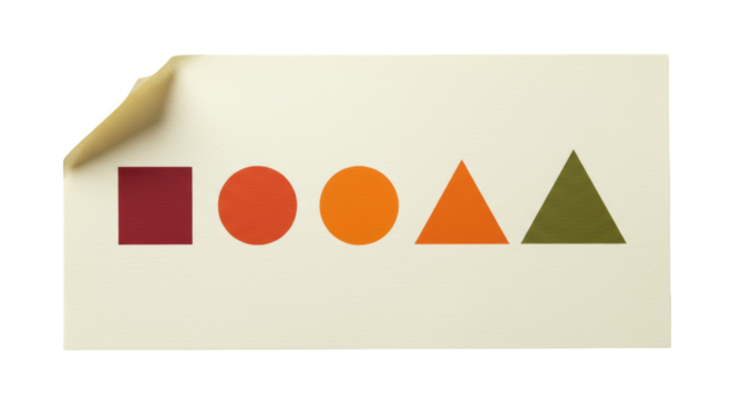 Isolated Geometric Shapes