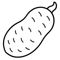 Sweet Potato icon vector