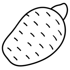Sweet Potato icon vector
