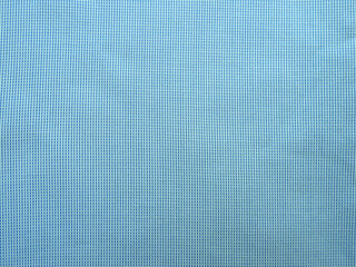Fabric with alternating white and blue threads