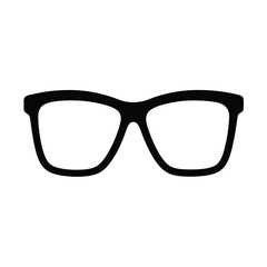 Fototapeta premium Eyeglasses Intellectual Vector Silhouette