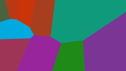 Abstract polygonal art with vibrant color blocks (16)