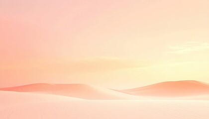 Sunrise over serene landscape tranquil nature scene minimalist environment soft color palette aesthetic viewpoint