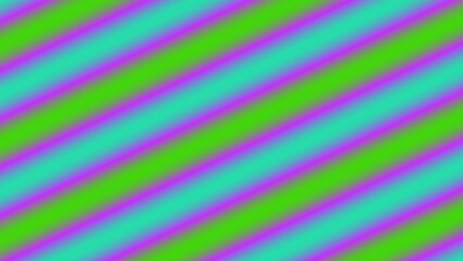 Diagonal stripes in vibrant green, purple, and cyan gradients.  The colors blend smoothly creating a dynamic effect