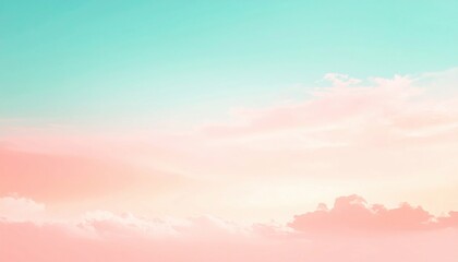 Obraz premium Serene sky transition at sunset coastal area digital artwork peaceful environment panoramic view tranquility concept