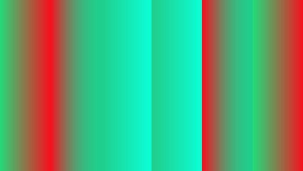 Vertical gradient stripes in red, green, and teal shades