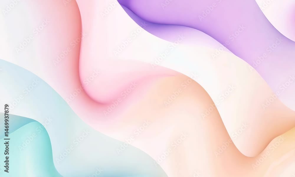 Poster abstract brush strokes in soft pastel tones forming artistic textures and flowing patterns. perfect 