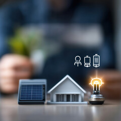 Innovative home energy solutions for sustainable living urban environment technology showcase modern viewpoint