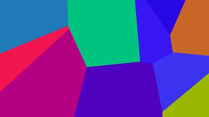 Abstract geometric art with vibrant, multicolored polygons (49)