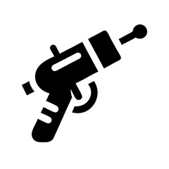 Retro Gun Prop Icon Design