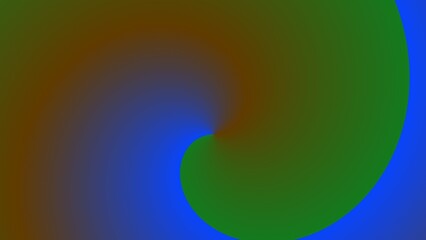 Abstract swirling gradient in blue, green, and brown hues