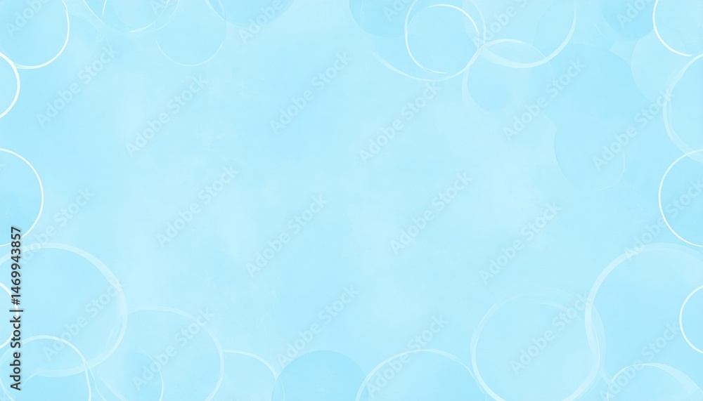 Aufkleber bubbles floating in a serene water environment abstract background digital artwork calm atmosphere a