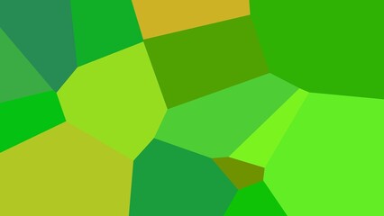 Abstract green and gold geometric mosaic pattern