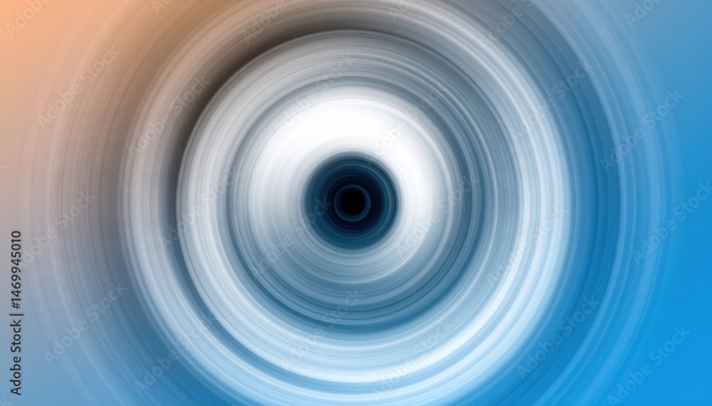 Poster dynamic circular motion visualization abstract art digital composition vibrant colors artistic persp