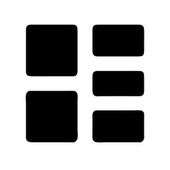 Video Thumbnail Grid Icon Design