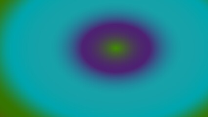 Abstract concentric circles in teal, purple, and green gradients.  A blurred, soft focus effect creates a dreamy atmosphere