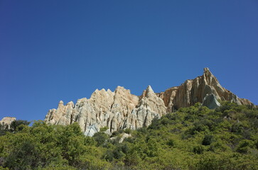 Fototapeta premium rock Clay Cliffs newzealand